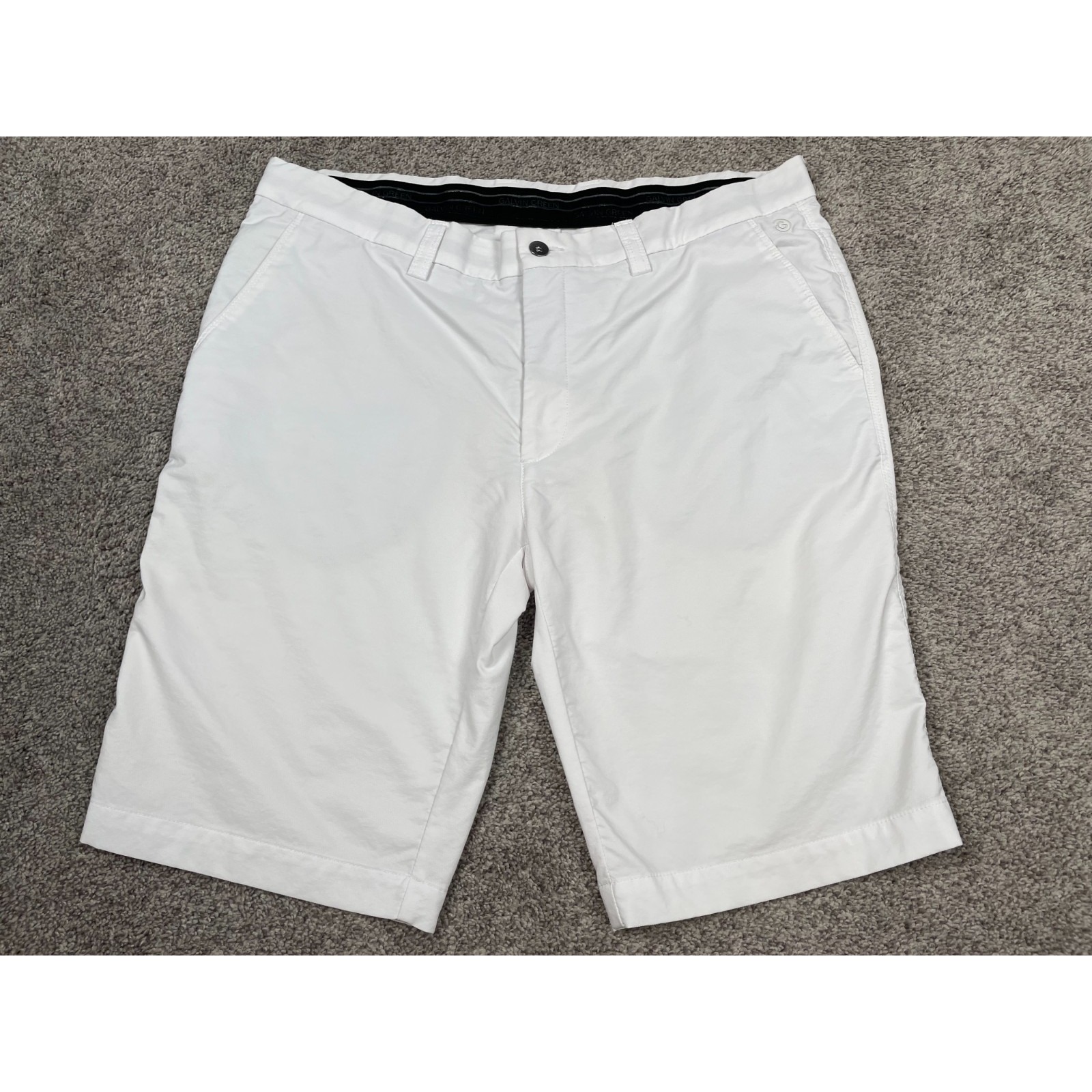 Galvin Green Shorts Mens 36 White Golf Preppy Athletic Sporty Tennis Classic